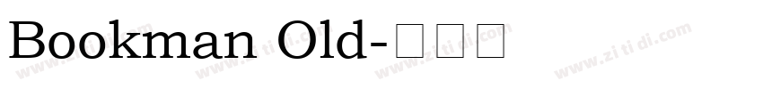 Bookman Old字体转换